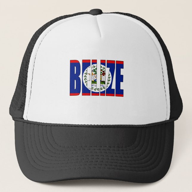 Belize Flag Trucker Hat (Front)