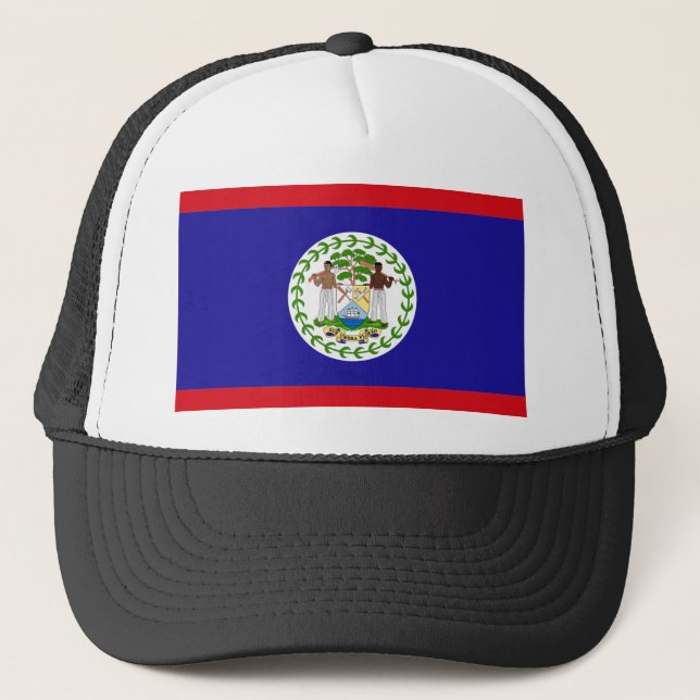 Belize Flag Trucker Hat (Front)