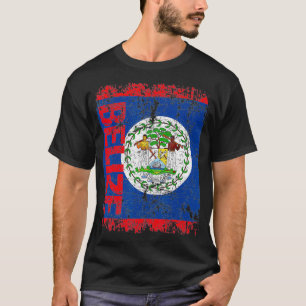 BELIZE Flag Vintage Distressed BELIZE T-Shirt
