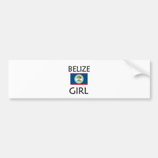 BELIZE GIRL BUMPER STICKER