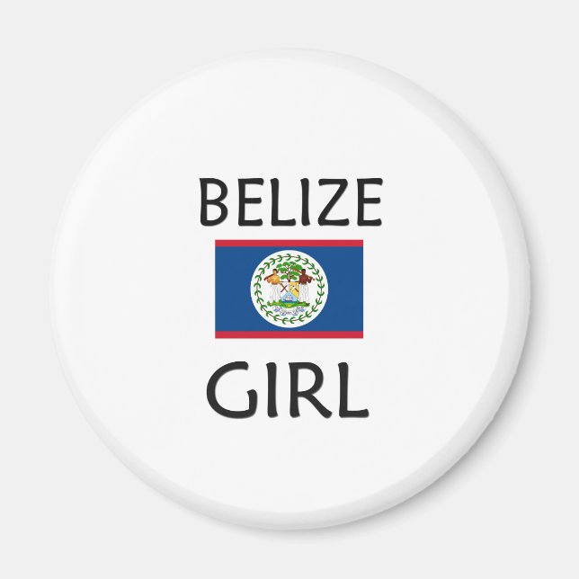 BELIZE GIRL MAGNET (Front)
