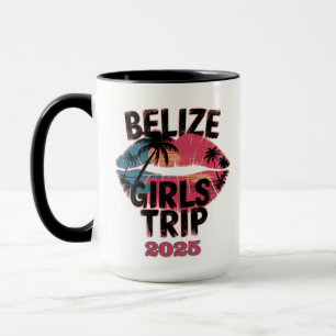 Belize Girls Trip Tropical Adventure Mug