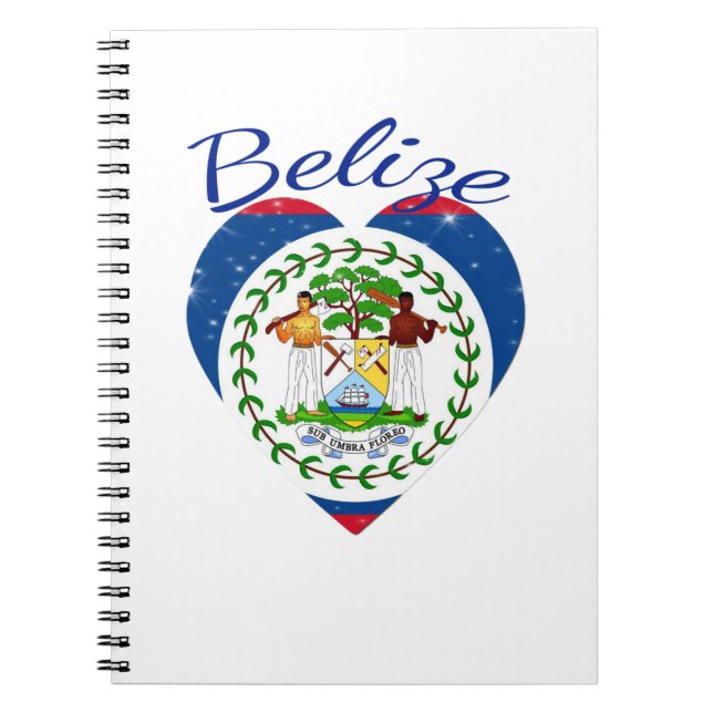 Belize Heart Notebook (Front)