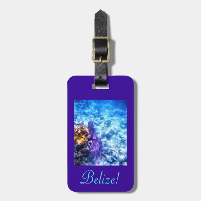 Belize Luggage Tag (Front Vertical)