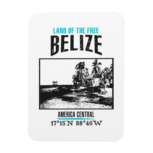 Belize Magnet (Vertical)