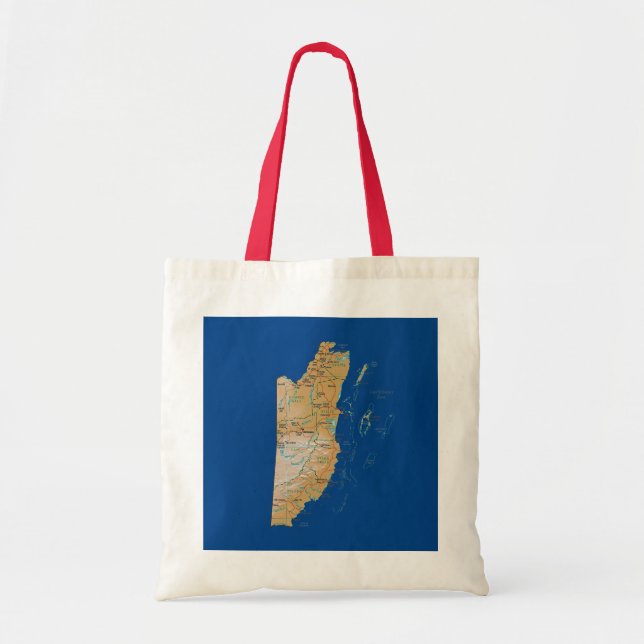 Belize Map Bag (Front)