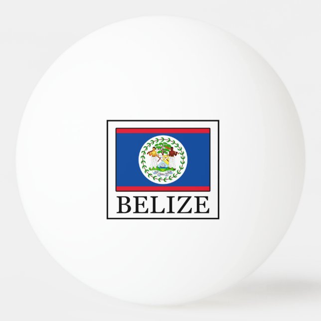 Belize Ping Pong Ball (Front)