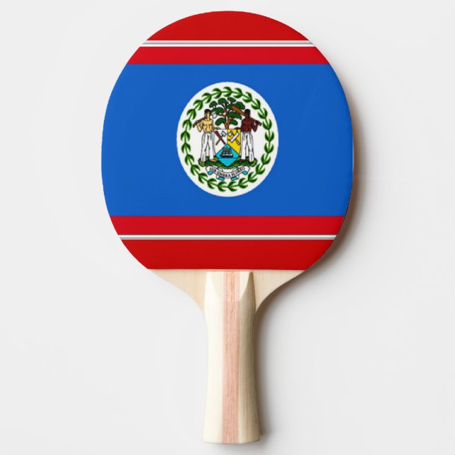 Belize Ping Pong Paddle (Front)