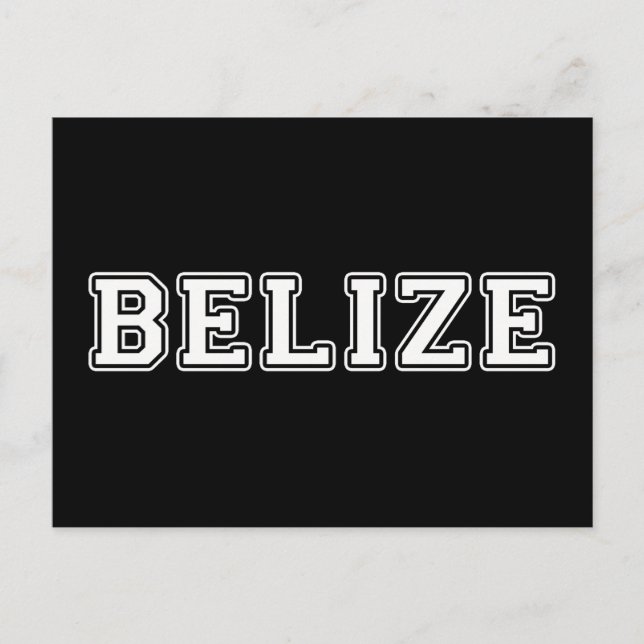 Belize Postcard (Front)