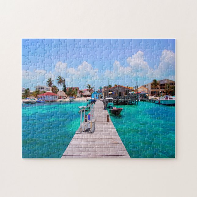 Belize San Pedro. Jigsaw Puzzle (Horizontal)