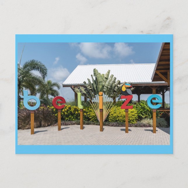 Belize Tourism Vacation Postcard (Front)