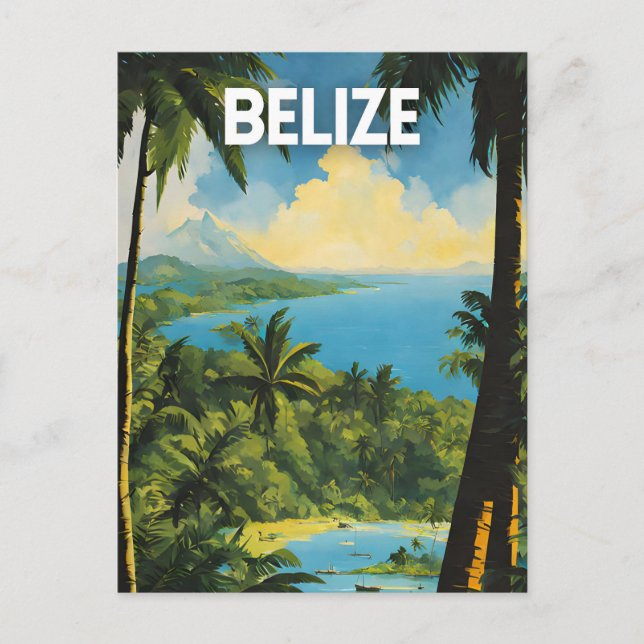 Belize Travel Postcard (Front)