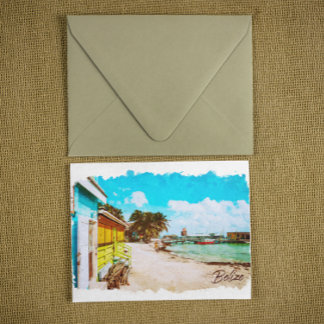 Belize Tropical Paradise Travel Postcard