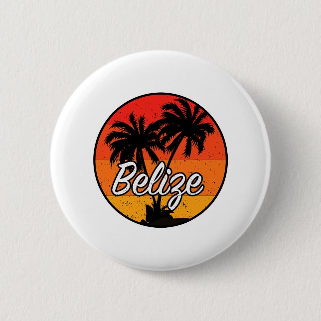 Belize Vacation Travel Souvenir Gift  2 Inch Round Button (Front)