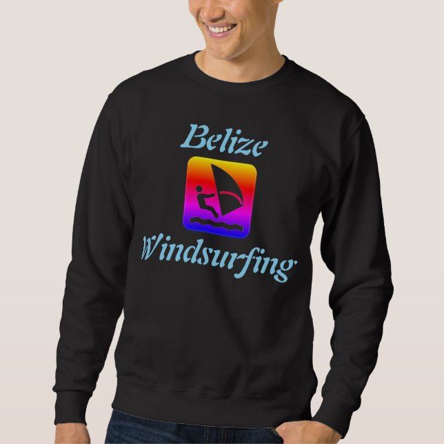 Belize Windsurfing Rainbow (Long Caye) Sweatshirt (Front)