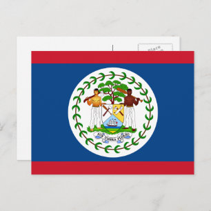 Belizean Flag, Flag of Belize Postcard