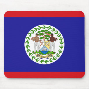 Belizean Flag Mouse Pad