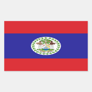 Belizean Flag Sticker