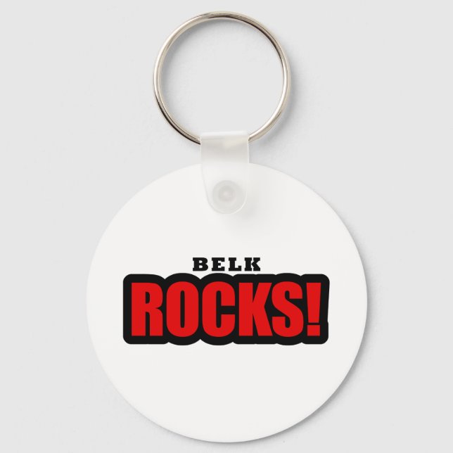 Belk, Alabama City Design Keychain (Front)