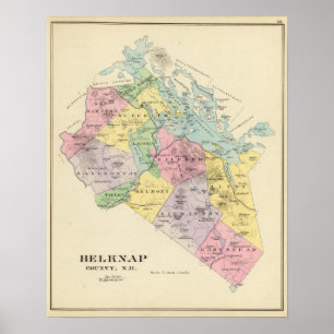 Belknap County, NH Poster