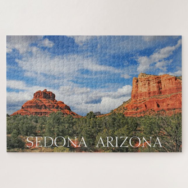 Bell and Courthouse Rocks Jigsaw Puzzle (Horizontal)