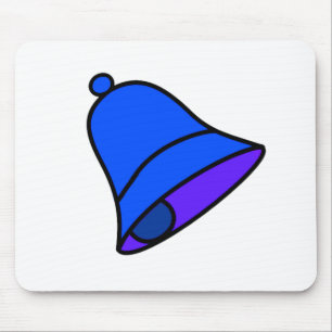 Bell Blue 45 deg The MUSEUM Zazzle Gifts Mouse Pad