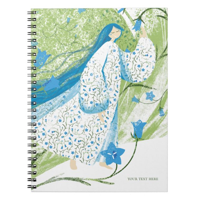 bell flowers notebook (Front)