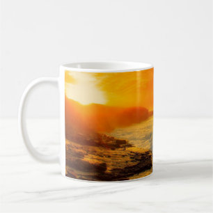 Bell island sunset mug