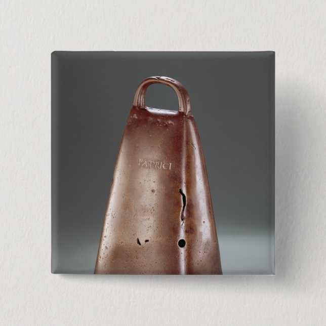 Bell of Clogher, from Ireland 2 Inch Square Button (Front)