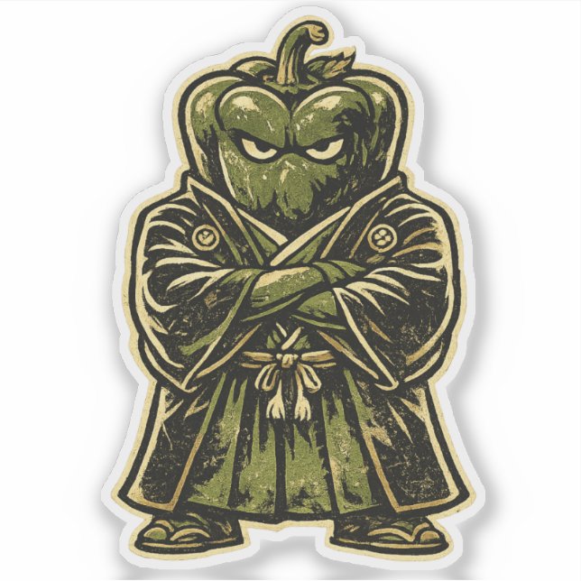 Bell Pepper Bodyguard — Funny Vegetable Formal  (Front)