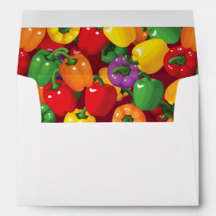 Bell Pepper Pattern Envelopes