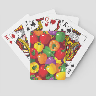 Bell Pepper Pattern Playing Cards