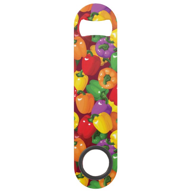 Bell Pepper Pattern Speed Bottle Opener (Front)