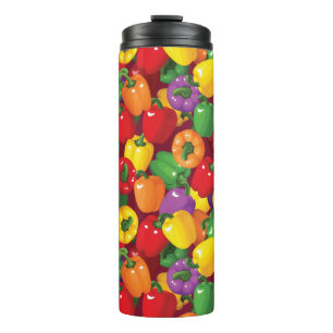 Bell Pepper Pattern Thermal Tumbler