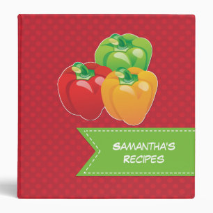 Bell Pepper Recipe Binder