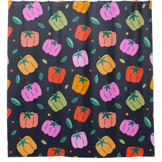 Bell Peppers Hand Drawn Vegetable (Front)