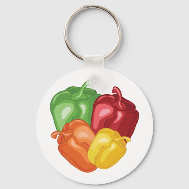 Bell Peppers Keychain (Front)