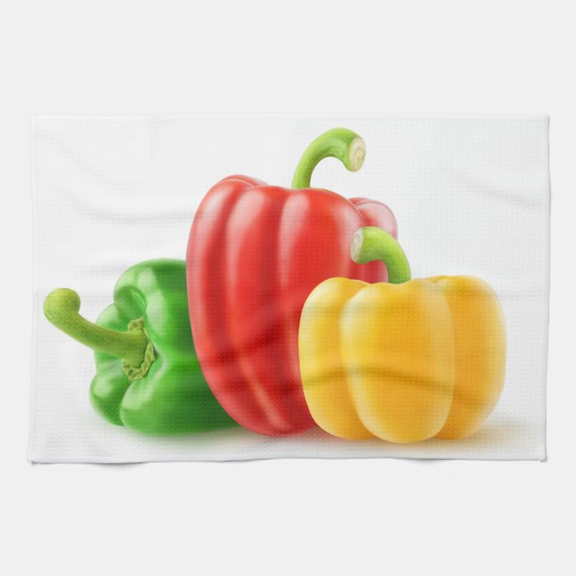 Bell peppers kitchen towel (Horizontal)
