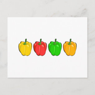 Bell Peppers Postcard