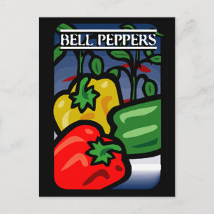 Bell Peppers Postcard