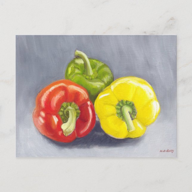 Bell Peppers Postcard (Front)