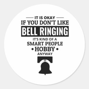 Bell ringer Bell ringing Bells Tower Campanology Classic Round Sticker