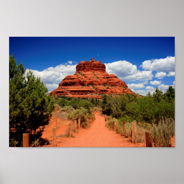 Bell Rock located in Sedona, Arizona United States Poster (Front)