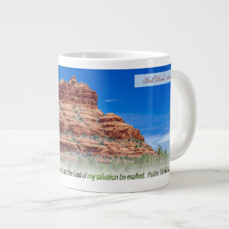 Bell Rock Psalm 18:46 KJV Large Coffee Mug