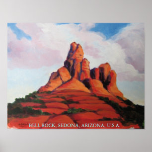 Bell Rock, Sedona, Arizona, USA Poster