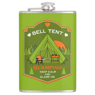 Bell Tent Glamping Hip Flask