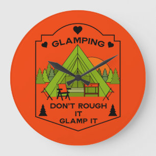Bell Tent Glamping Large Clock