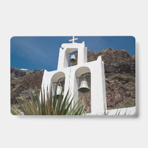 Bell tower badge