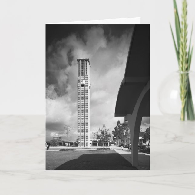 Bell Tower with the Arches at the Library Building Card (Front)