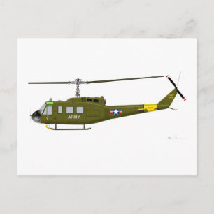 Bell UH-1D Iroquois Postcard